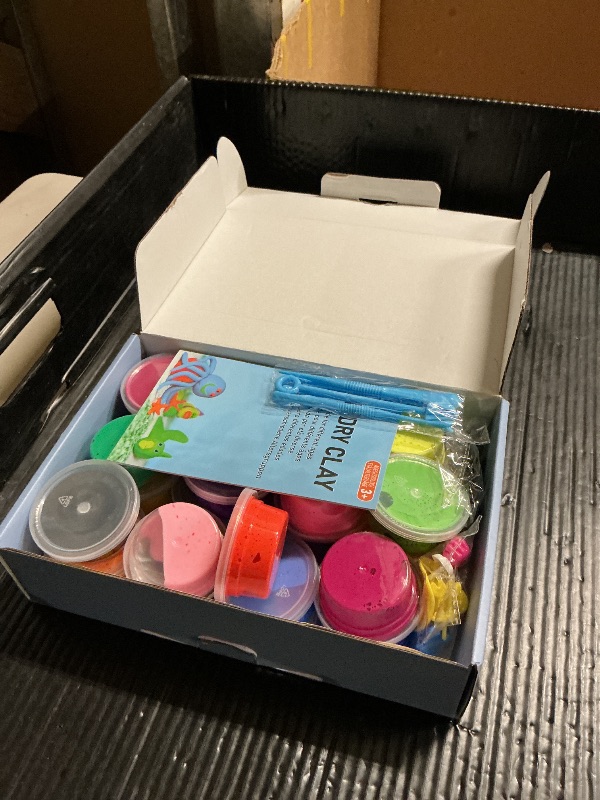 Photo 1 of Modeling Clay Kit - 24 Colors Air Dry Clay DIY Molding Clay with Tools, Kids Art Crafts Gift for Boys & Girls Age 3-12 Year Olds