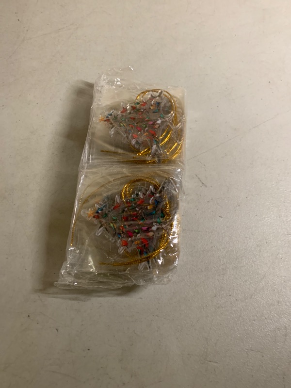 Photo 1 of 20PCS Hummingbird Christmas Ornament, Colorful Hummingbirds Tree Decor, Winter Hummingbirds Stacking Tree Xmas Home Decoration, for Bird Lovers