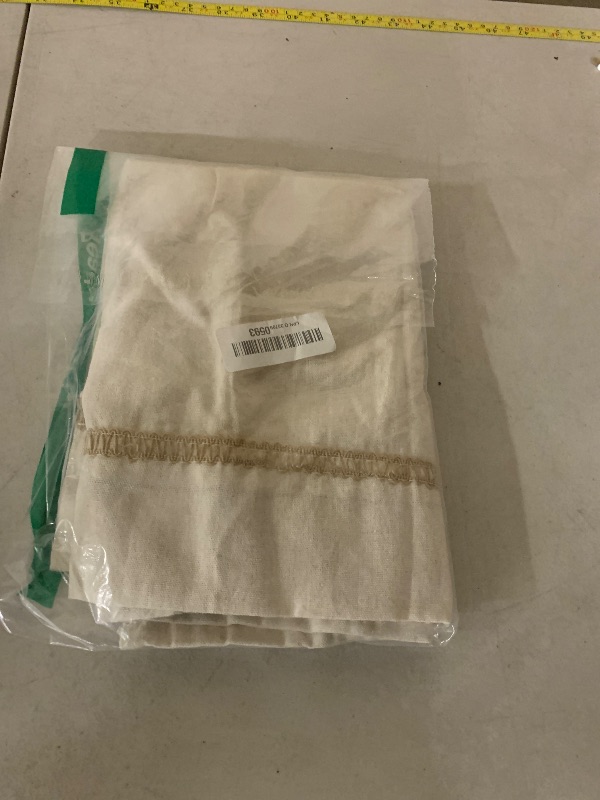 Photo 1 of 2 Pack Cotton Linen Valance for Windows with Burlap Lace Trim Rustic Farmhouse 12 inch Kitchen Valance Rod Pocket Neutral Short Curtain Topper Window Treatment