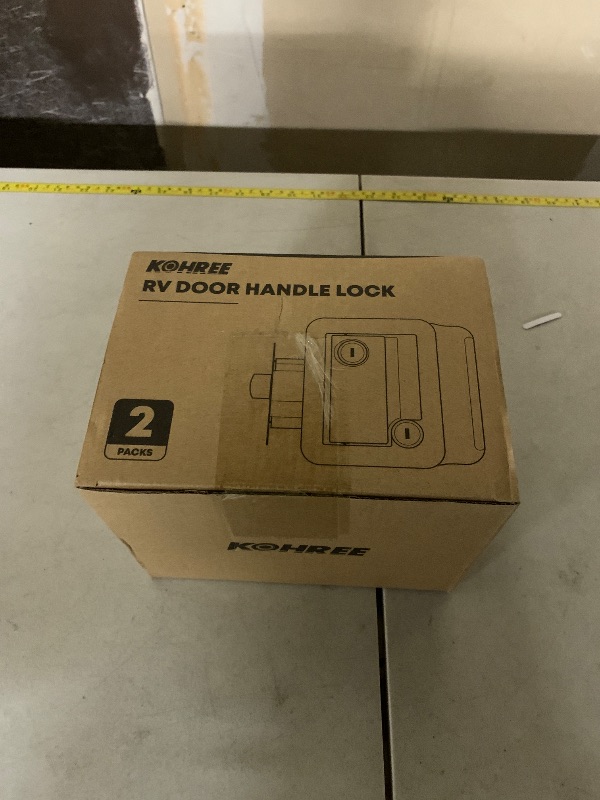 Photo 1 of Kohree 2 PCS RV Door Locks Replacement with Paddle Deadbolt, Camper Door Lock, 100% Metal RV Enclosed Travel Trailer Door Lock for Camper Horse Trailer Cargo Hauler