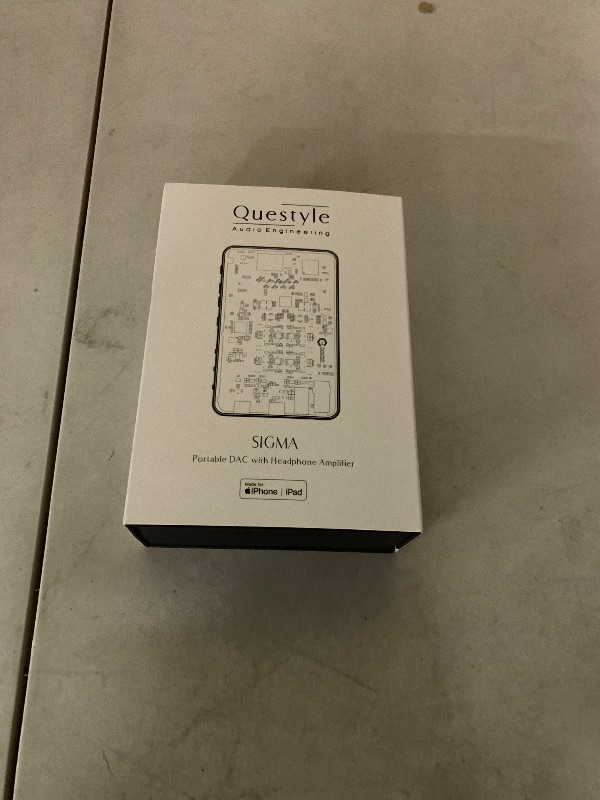 Photo 1 of Questyle Sigma Bluetooth Headphone Amplifier Portable Rechargeable DAC [MFi Certified] Bluetooth 5.4 Receiver with Dual Outputs High Resolution PCM768/DSD512 USB Amps for Smartphones/PC/Laptop