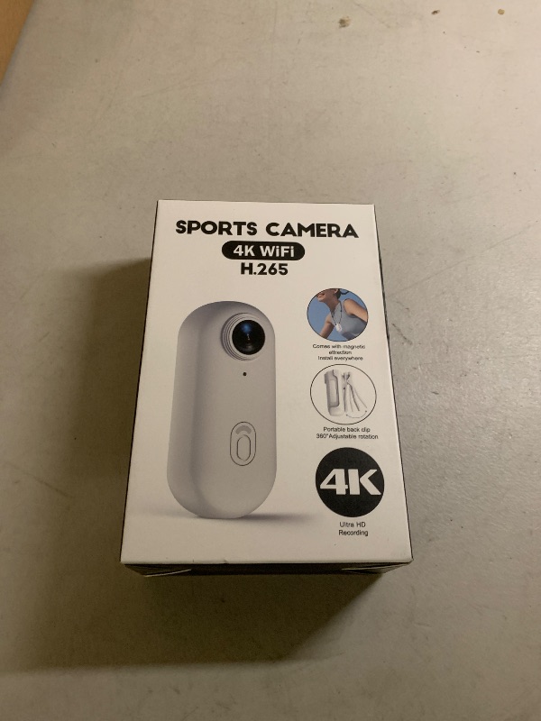 Photo 1 of 4K Mini Body Camera, Wearable Action Body Cam, Sports Action Camera?Thumb Size Hands-Free Recording Body Worn Camera, Premium Portable Camcorder Mount Anywhere for Work, Travel,Fishing, Pet Walking