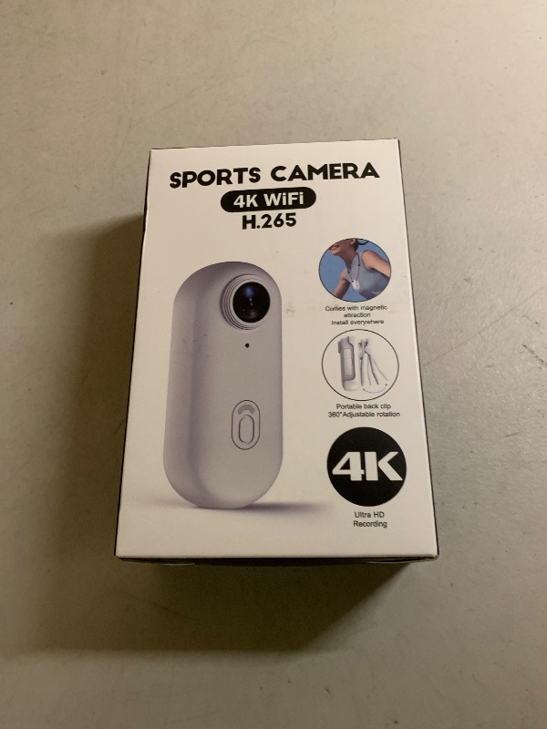 Photo 1 of 4K Mini Body Camera, Wearable Action Body Cam, Sports Action Camera?Thumb Size Hands-Free Recording Body Worn Camera, Premium Portable Camcorder Mount Anywhere for Work, Travel,Fishing, Pet Walking