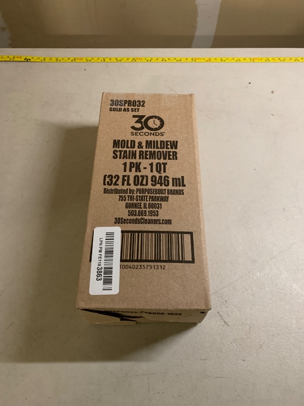 Photo 1 of 30 SECONDS Pro Mold and Mildew Stain Remover | Scrub Free | Brighter Results Instantly | Ready To Use | 32 Fl. Oz.