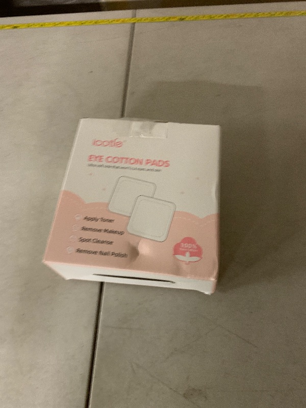 Photo 1 of 200-Count Eye Cotton Pads 100% Cotton Ultra Soft Square Cotton Pads, Spunlace Purely Physical Technology, Makeup Remover Pads for Facial Cleansing on All Skin Types