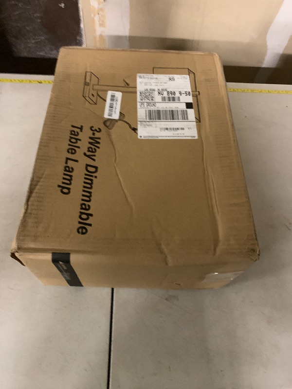 Photo 1 of 21" Touch Bedside lamps with 2 USB & AC Outlets, 3-Way Dimmable Bedside Table Lamps Set of 2 for Bedroom Living Room Office Reading, Gray Shade Lamps for Night Stands, 5000K LED Bulbs Included