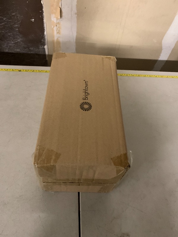 Photo 1 of 11 Inch Tabletop Christmas Tree with Sparkling Glitter - Battery Operated Acrylic Lighted Christmas Tree for Home Office Fireplace Christmas Holiday Decoration Festive Decor Gift, White Glow