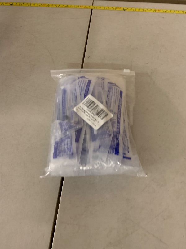 Photo 1 of 1ml Syringe Without Needle, Syringe for Liquid, Scientific Labs, Measurement, Disposable Individual Package, Pack of 50