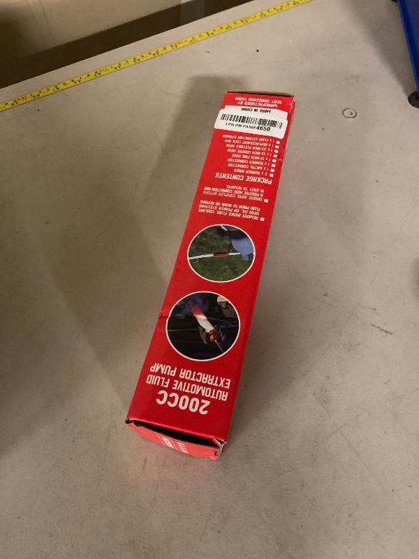 Photo 1 of 200CC Automotive Fluid Extractor Syringe Pump with Long Hose and Extension Tubes, Oil Extractor Fluid Pump Oil Evacuator and Dispenser Pump for Engine Oil, ATF, Coolant, Brake & Power Steering Fluids