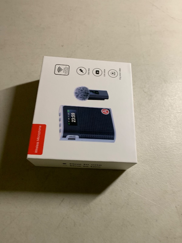 Photo 1 of 2025 New Upgraded Voice Amplifier Wireless Microphone with Magnetic Lavalier, LED Display Screen, Rechargeable Portable Microphone Speaker for Teachers, Classroom, Yoga, Meetings, Speeches, Tours