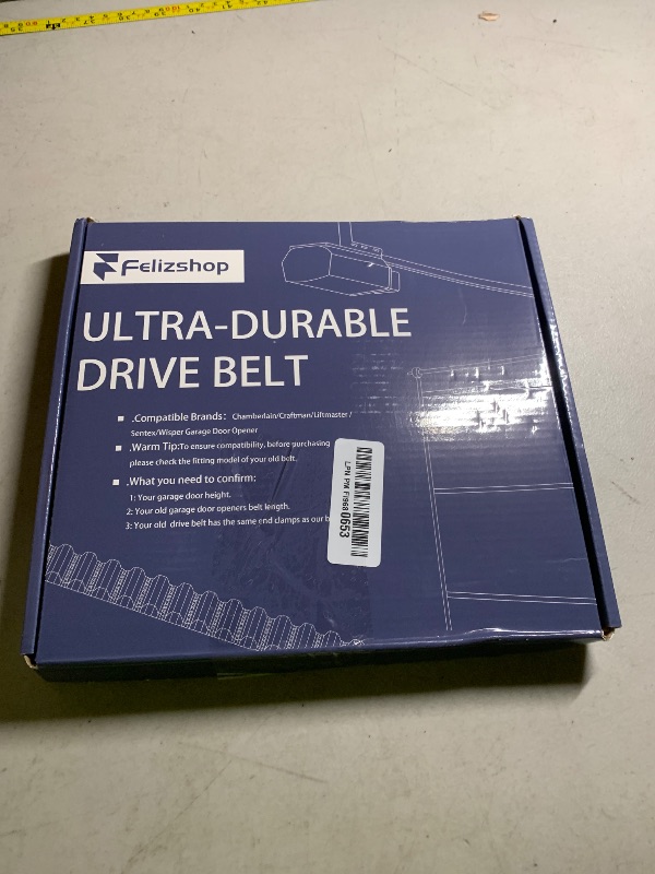 Photo 1 of 41A5434-13A Drive Belt,257'' Garage Door Opener Belt 41A5434-13 for 8ft High Garage Doors, Replacement Belt Compatible with liftmaster/Chamberlain/sentex/Whisper Drive Belt Models 3280, 2280, 2280R
