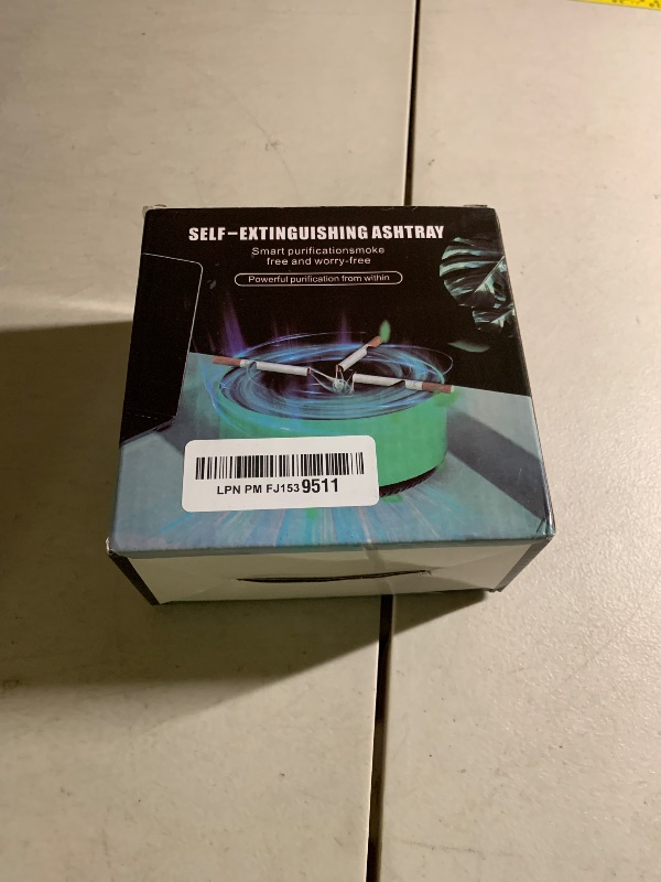 Photo 1 of 2 in 1 Multifunctional Smokeless Ashtray,Air Purifier Ashtray with Filter, Best for Home Car or Office(Grey)