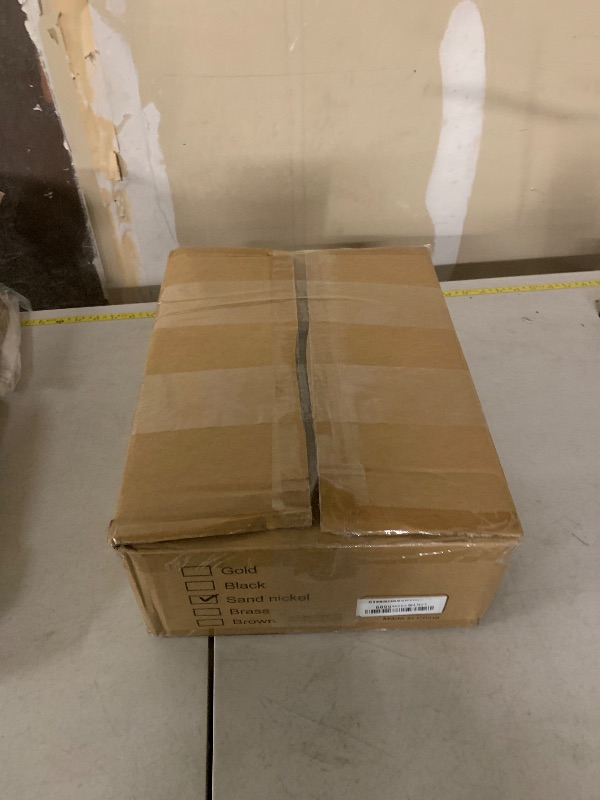 Photo 1 of 25" Modern Brushed Nickel Chandelier for Dining Room, No Assembly Required Brushed Nickel Dining Room Light Fixture Over Table, Industrial Metal Hanging Pendant Lights Fixture for Kitchen Island