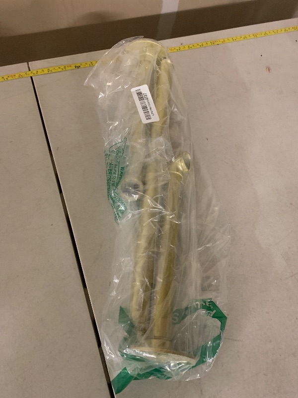 Photo 1 of 36 inch Gold Industrial Pipe Clothes Rack,Pipe Garment Rack Hanging Rod Bar for Closet Storage,Laundry Room Up to Max Load 135lbs