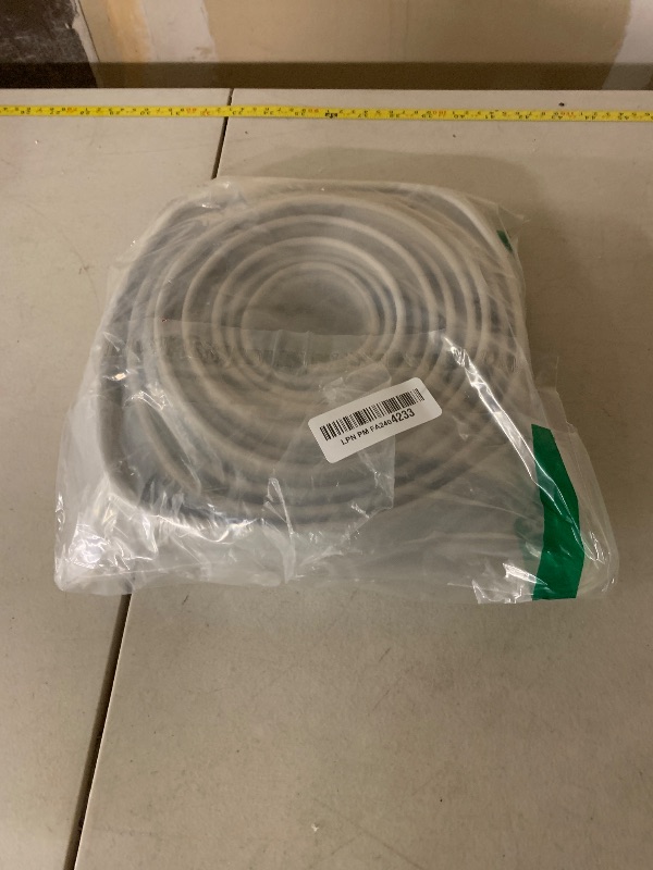 Photo 1 of 16.5 FT Garage Door Bottom Seal Rubber 0.19" P Bulb Bottom Garage Weather Stripping for Single Channel, Flexible Weatherproof Replacement Strip Seal Fits 16.5FT Wide, Gray