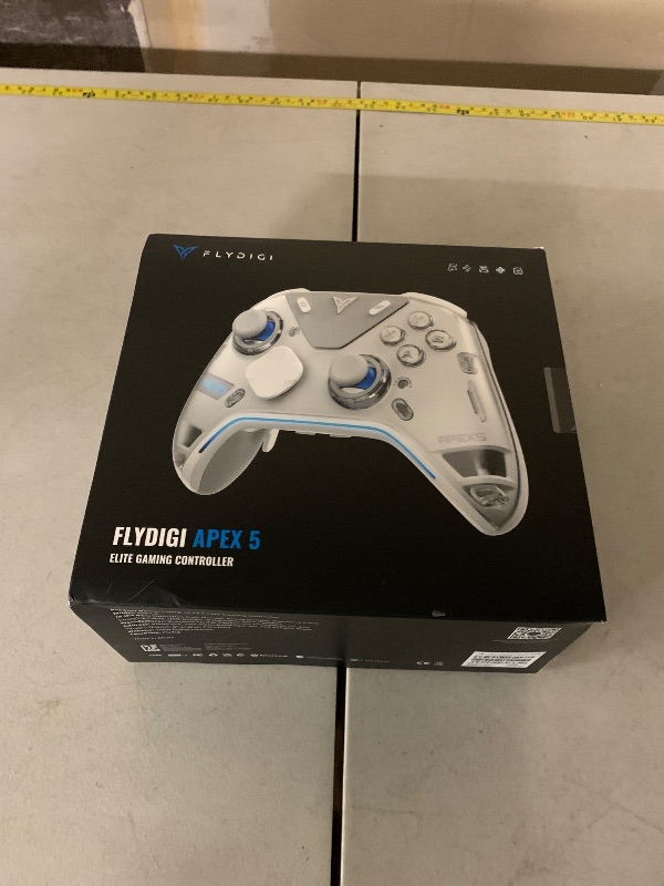 Photo 1 of FLYDIGI Apex 5 Wireless PC Controller, Forceflex Joystick 2.0, ForceAdapt Trigger, 3ms Ultra-Low Latency, RGB Light Bar, Full-Color LCD Display,1500mAh Battery PC/NS/Android/TV