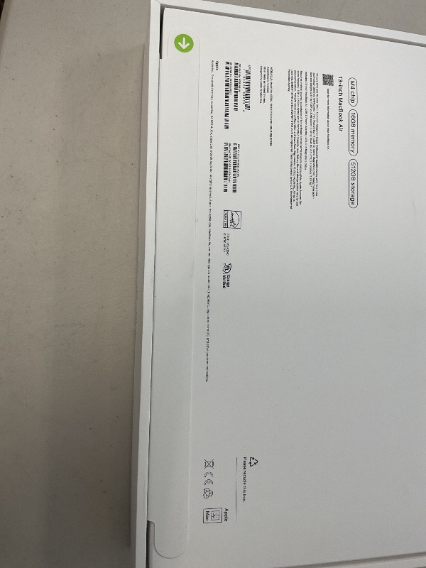 Photo 1 of Apple 2025 MacBook Air 13-inch Laptop with M4 chip: Built for Apple Intelligence, 13.6-inch Liquid Retina Display, 16GB Unified Memory, 512GB SSD Storage, 12MP Center Stage Camera, Touch ID; Sky Blue