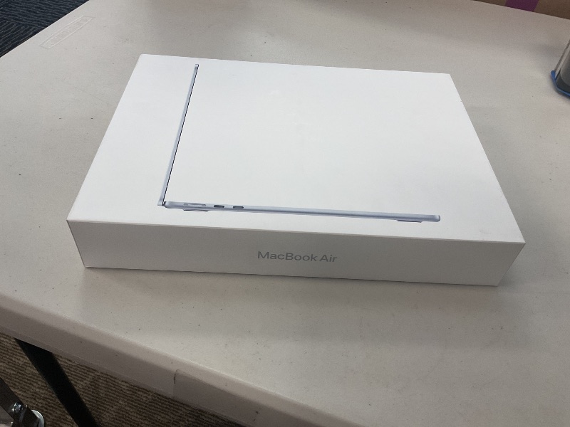 Photo 1 of Apple 2025 MacBook Air 13-inch Laptop with M4 chip: Built for Apple Intelligence, 13.6-inch Liquid Retina Display, 16GB Unified Memory, 512GB SSD Storage, 12MP Center Stage Camera, Touch ID; Sky Blue