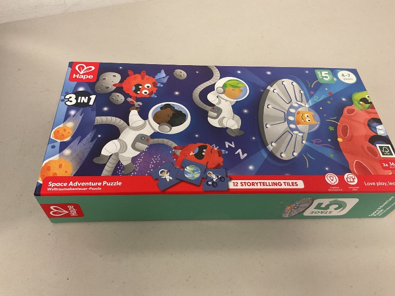 Photo 1 of Hape Space Adventure Puzzle for Kids 4Y+