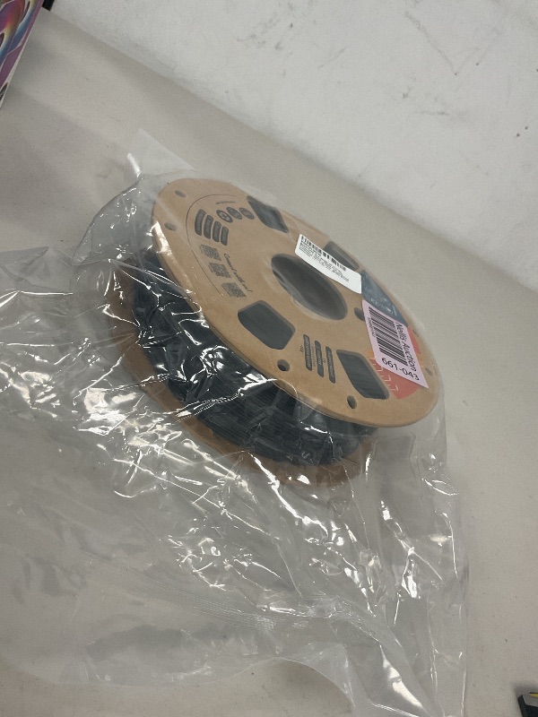 Photo 1 of OVERTURE PLA Matte 3D Printer Filament 1.75mm, Matte PLA 1kg Cardboard Spool (2.2lbs), Dimensional Accuracy +/- 0.02 mm (Matte Black)
