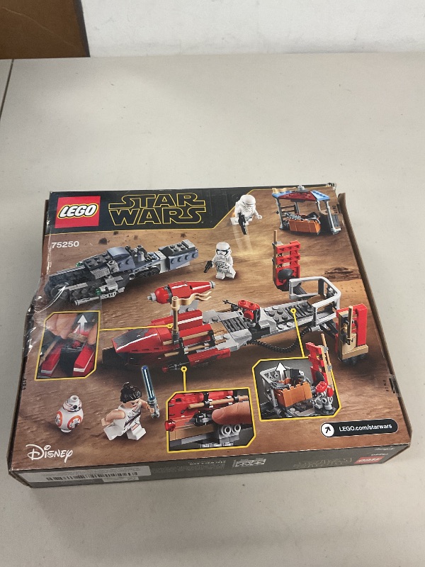 Photo 1 of LEGO Star Wars: The Rise of Skywalker Pasaana Speeder Chase 75250 Hovering Transport Speeder Building Kit with Action Figures (373 Pieces)