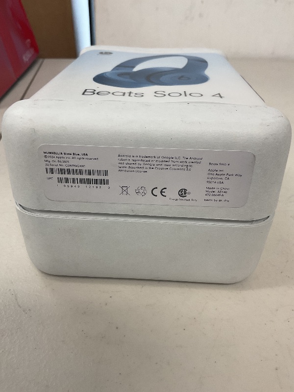 Photo 1 of Beats Solo 4 - Wireless Bluetooth On-Ear Headphones, Apple & Android Compatible, Up to 50 Hours of Battery Life - Slate Blue
