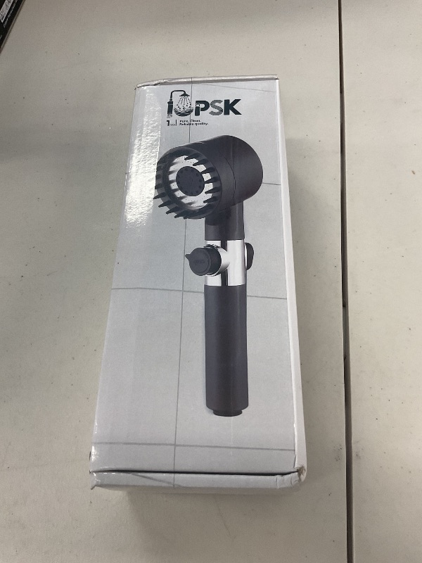 Photo 1 of Iopsk Shower Head with Filters for Hard Water,Handheld Shower Head with Off Switch,Detachable Filtered Showerhead with Hose for RV Camper (Gun Grey)