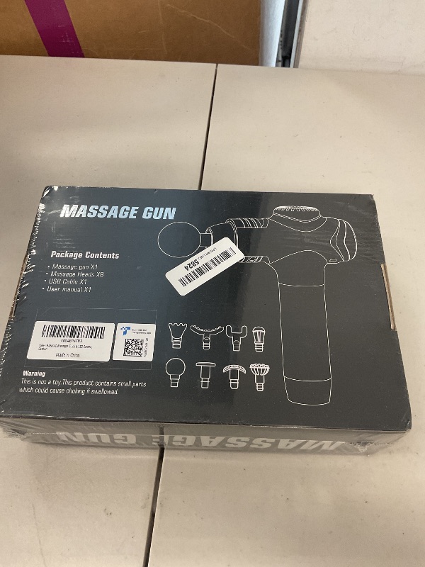 Photo 1 of RAEMAO Massage Gun, Handheld Electric Deep Tissue Muscle Massager for Athletes for Pain Relief Attaching 8 Replacement Heads, Percussion Massager with 10 Speeds, Father's Day Gifts, Carbon