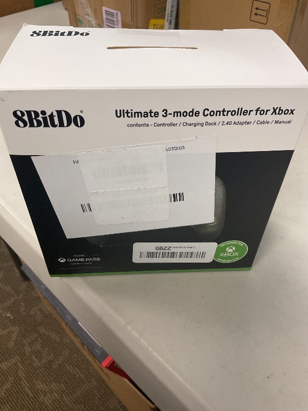 Photo 1 of 8Bitdo Ultimate 3-Mode Controller, Hall Effect Joysticks, Pro Back Buttons, Wired Only for Xbox Series X|S & Xbox One, Compatibility with Apple, Windows & Android, Officially Licensed (Jade)