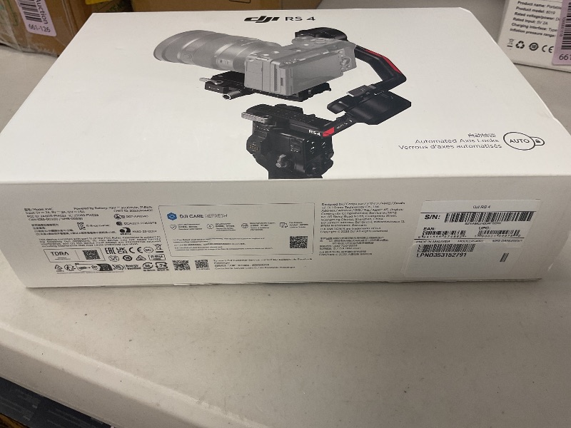 Photo 1 of DJI RS 4, 3-Axis Gimbal Stabilizer for DSLR and Mirrorless Cameras Canon/Sony/Panasonic/Nikon/Fujifilm, 2nd-Gen Native Vertical Shooting, 2-Mode Switch Joystick, Teflon Axis Arms, Camera Gimbal