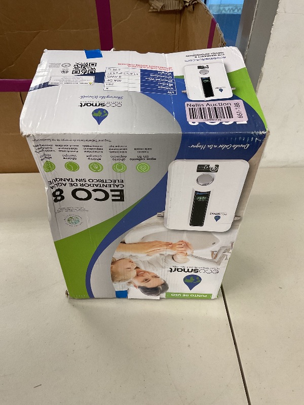 Photo 1 of EcoSmart ECO 8 Tankless Water Heater, Electric, 8-kW - Quantity 1, 12 x 8 x 4