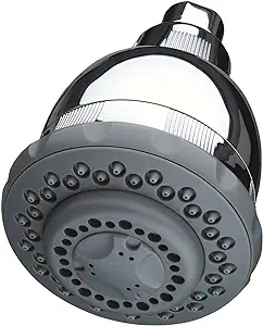 Photo 1 of Culligan WSH-C125 Wall-Mounted Filtered Showerhead with Massage, 10,000 Gallon, Chrome, 8.5"L x 4.75"W