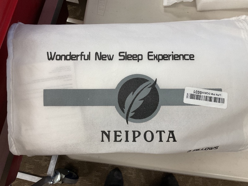 Photo 1 of NEIPOTA Bed Pillows Queen Size Set of 2 - Down Alternative Bedding White, Cooling Hotel Quality 20 x 30, Sleeping Pillow for Back, Stomach or Side Sleepers