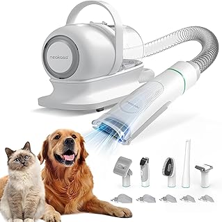 Photo 1 of neabot Neakasa P1 Pro Pet Grooming Kit & Vacuum Suction 99% Pet Hair, Professional Clippers with 5 Proven Grooming Tools for Dogs Cats and Other Animals