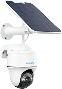 Photo 1 of REOLINK Security Camera Wireless Outdoor, Pan Tilt Solar Powered, 5MP 2K+ Color Night Vision, 2.4/5GHz WiFi, Works with Smart Home for Surveillance, Home Hub Compatible, Argus PT + Solar Panel