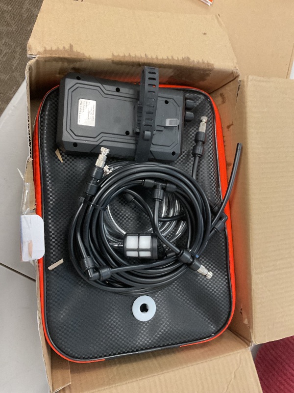 Photo 1 of Ausic Portable Misting Systems, Outdoor Water Cooling Misters Set with 6000mAh Water Pump, 20L Bucket, 26FT (8M) Hose, 6*Nozzles, 10*Clips/Ties for Patio/Umbrella/Pasture/Greenhouse/Canopy/Camping