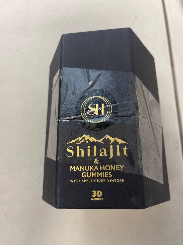 Photo 1 of Stellar Health Shilajit and Medical Grade Manuka Honey + Apple Cider Vinegar Gummies - Clinically Proven Ingredients - Gourmet 30 Count of Elite Lemon Shilajit Gummies for Men and Women