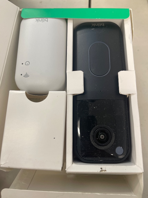Photo 1 of Blink Video Doorbell (newest model) – Head-to-toe HD view, two-year battery life, and simple setup. Sync Module Core included – System (Black)