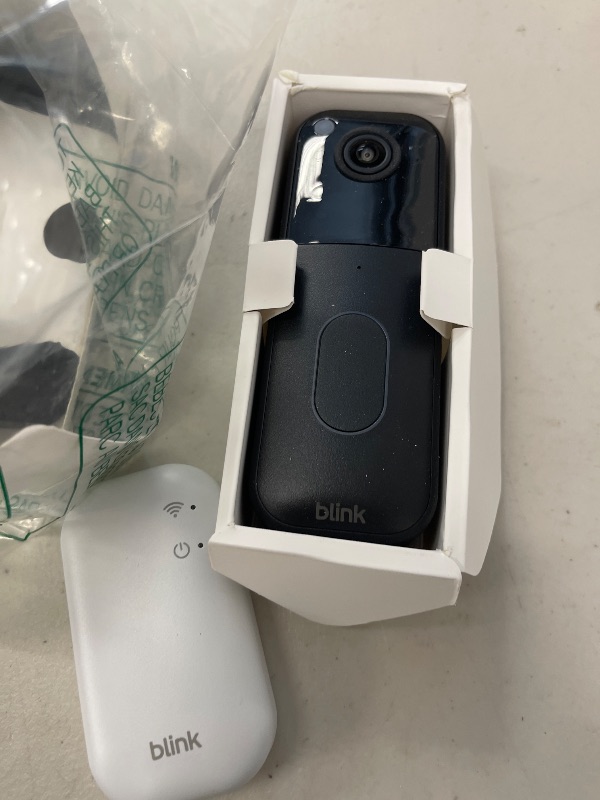 Photo 1 of Blink Video Doorbell (newest model) – Head-to-toe HD view, two-year battery life, and simple setup. Sync Module Core included – System (Black)