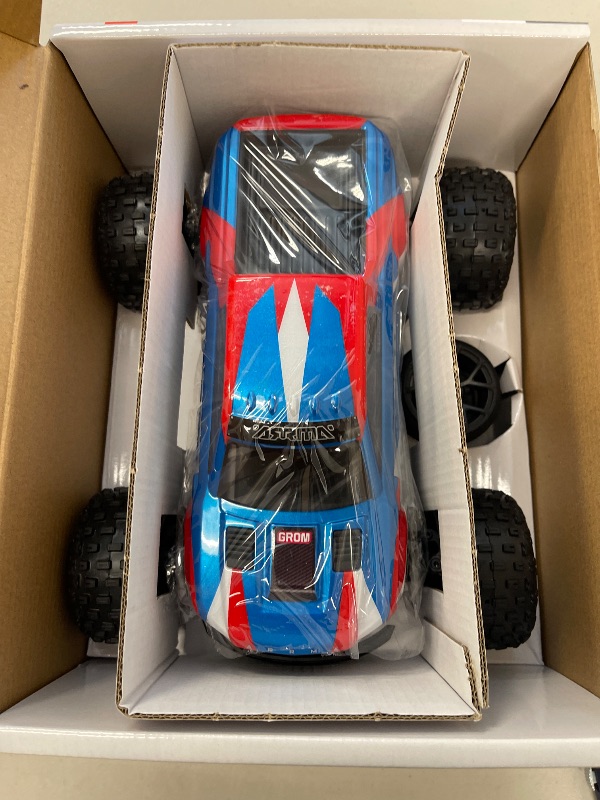 Photo 1 of ARRMA RC Truck 1/18 Granite GROM MEGA 380 Brushed 4X4 Monster Truck RTR with Battery & Charger, Blue, ARA2102T1