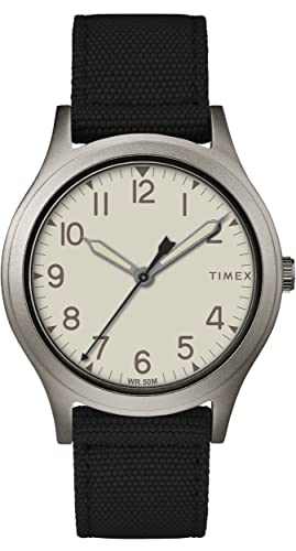 Photo 1 of Timex Women's Scout 36mm Quartz Fabric Strap, Black, 18 Casual Watch (Model: TWH6Z27109J)