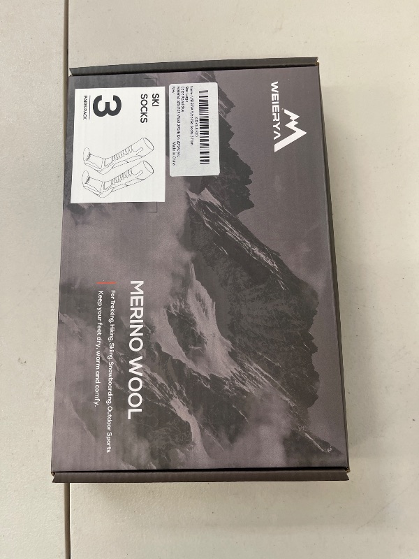 Photo 1 of Merino Wool Socks for Skiing, Snowboarding, Winter Outdoors, Over the Calf, Warm Thermal Socks for Cold Weather LARGE
