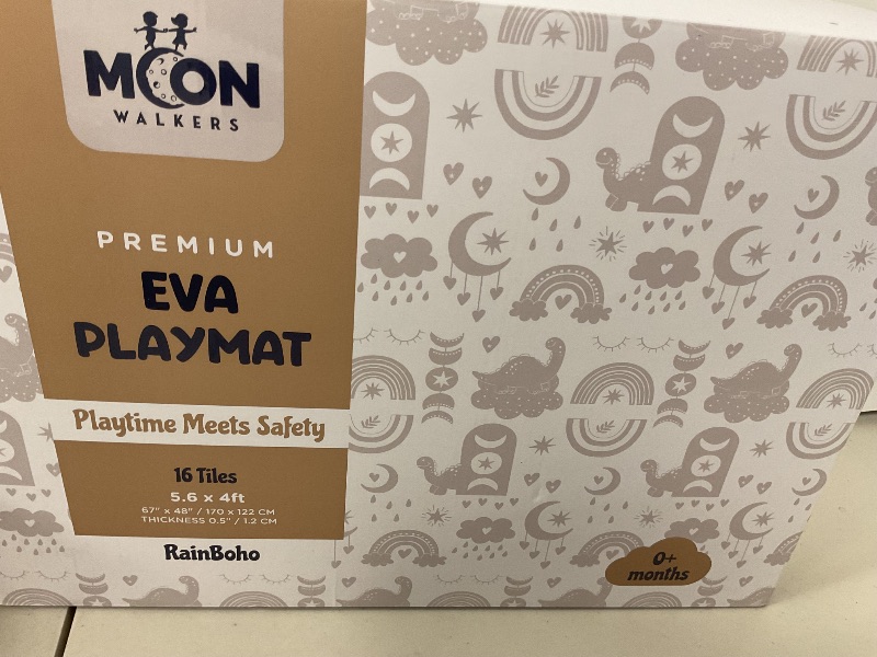 Photo 1 of Premium Soft Foam Play Mat for Baby, 5.6 x 4 ft, Easy to Clean - The Perfect Modern Foam Playmat Fits Nicely with Your Kids Playroom Or Home Decor 0.5" Thickness (RainBoho)