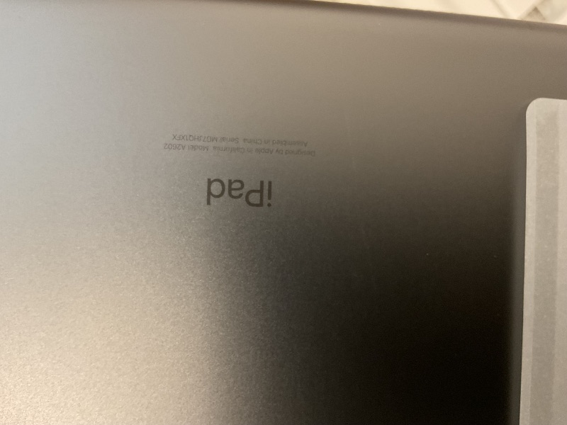 Photo 1 of Apple iPad (9th Generation): with A13 Bionic chip, 10.2-inch Retina Display, 64GB, Wi-Fi, 12MP front/8MP Back Camera, Touch ID, All-Day Battery Life – Space Gray