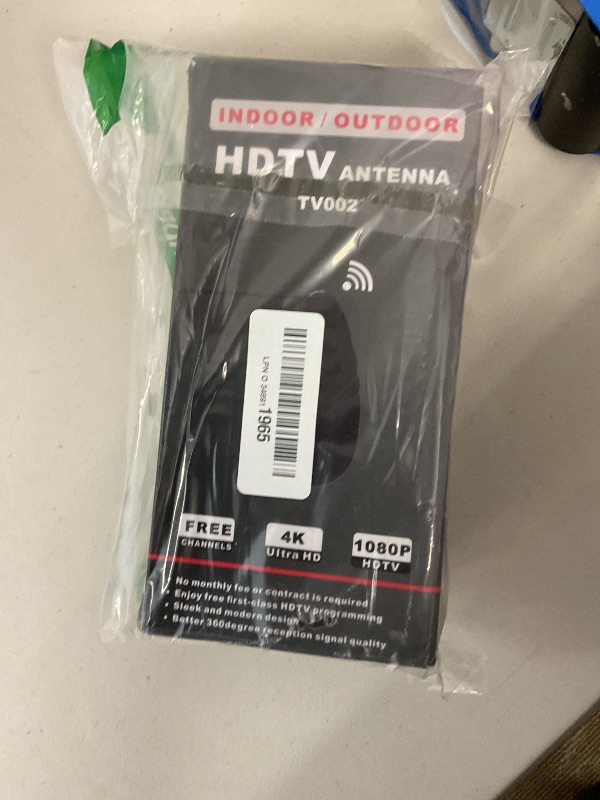Photo 1 of TV Antenna Indoor, 1200+ Miles Long Range Digital Antenna?Antenna for Smart TV for Easy Installation and All Smart/Old TVs, Supports 4K 1080P HD VHF UHF