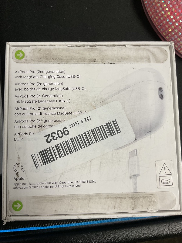 Photo 1 of Apple AirPods Pro 2 Wireless Earbuds, Active Noise Cancellation, Hearing Aid Feature, Bluetooth Headphones, Transparency, Personalized Spatial Audio, High-Fidelity Sound, H2 Chip, USB-C Charging
