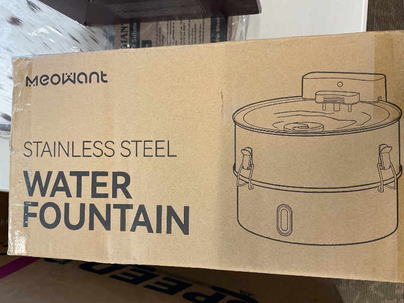 Photo 1 of Dog Water Fountain for Large Dog, 7-13L/1.8-3.4Gal Stainless Steel Pet Water Fountain, Automatic Filtered Dog Water Bowl Dispenser with Filter, Quiet Pump, BPA Free, for Cats & Dogs Muti-pet Home