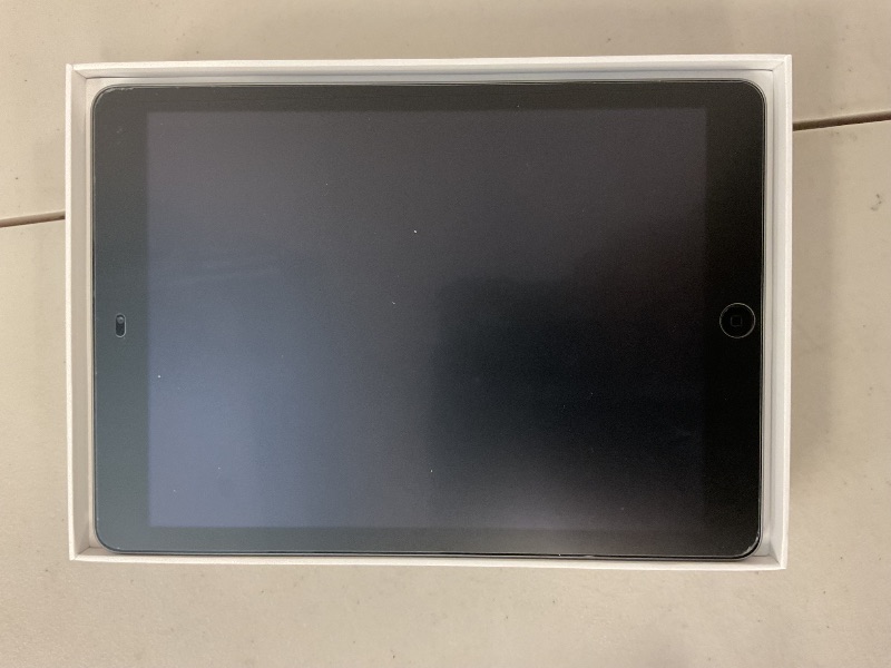 Photo 1 of Apple iPad (9th Generation): with A13 Bionic chip, 10.2-inch Retina Display, 64GB, Wi-Fi, 12MP front/8MP Back Camera, Touch ID, All-Day Battery Life – Space Gray