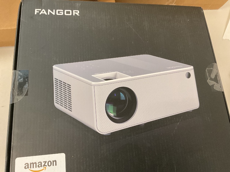 Photo 1 of FANGOR 1080P HD Projector, WiFi Bluetooth Projectors, Max 230” Projection Screen Portable Home Theater Video Movie Proyector With Tripod, Compatible with HDMI, USB, Laptop, iOS & Android Phone