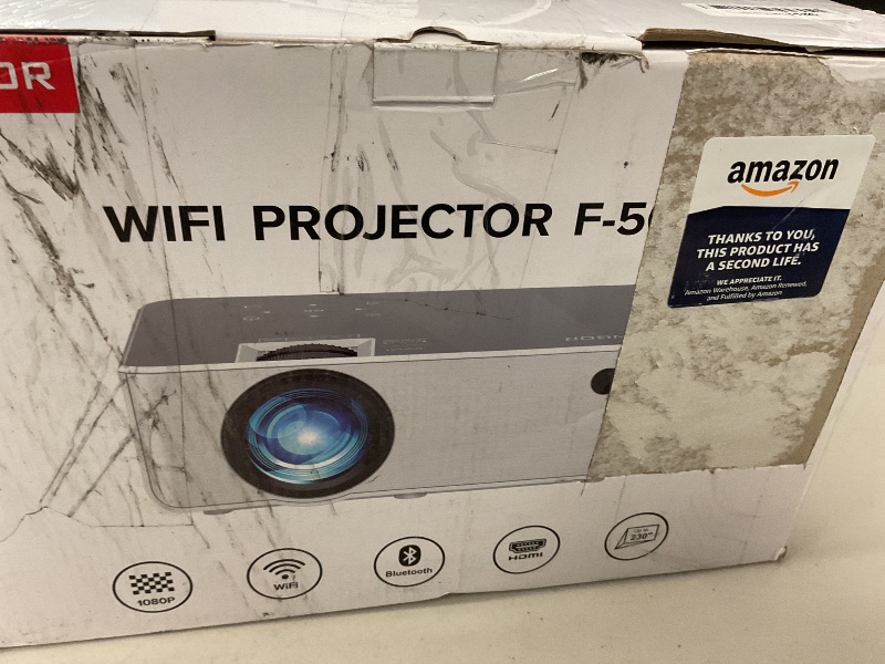 Photo 1 of FANGOR 1080P HD Projector, WiFi Bluetooth Projectors, Max 230” Projection Screen Portable Home Theater Video Movie Proyector With Tripod, Compatible with HDMI, USB, Laptop, iOS & Android Phone